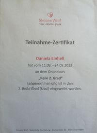 Reiki 2. Grad